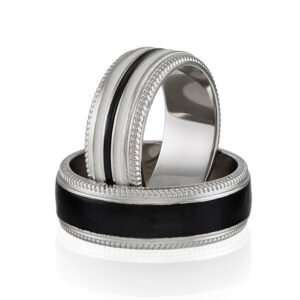 KIANIT JEWELRY - white gold wedding rings