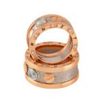 KIANIT JEWELRY - wedding rings in red and white gold