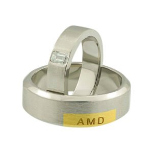 KIANIT JEWELRY- white gold wedding rings
