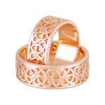KIANIT JEWELRY - red gold wedding rings