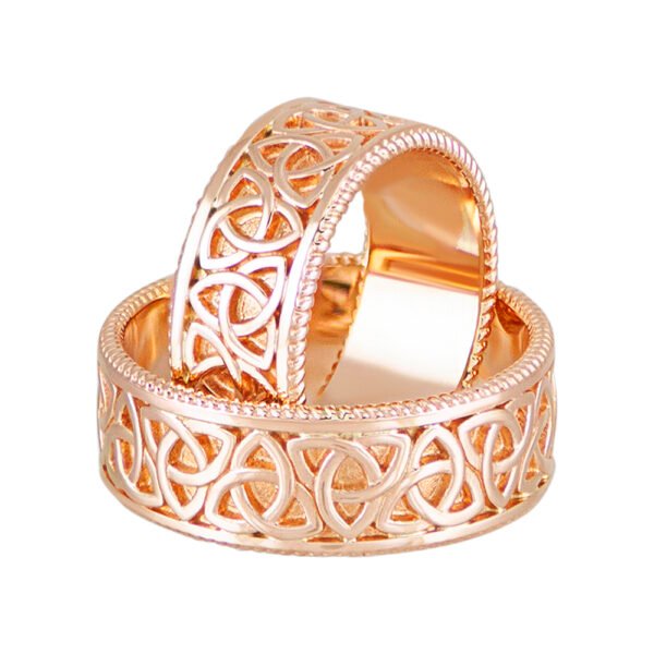 KIANIT JEWELRY - red gold wedding rings