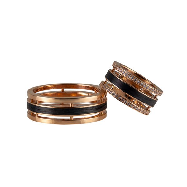 KIANIT JEWELRY - obrączki ślubne z czerwonego złota