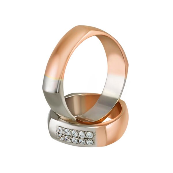 KIANIT JEWELRY - обручальные кольца, из белого и красного золота