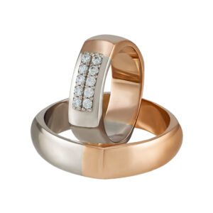KIANIT JEWELRY - wedding rings, red and white gold