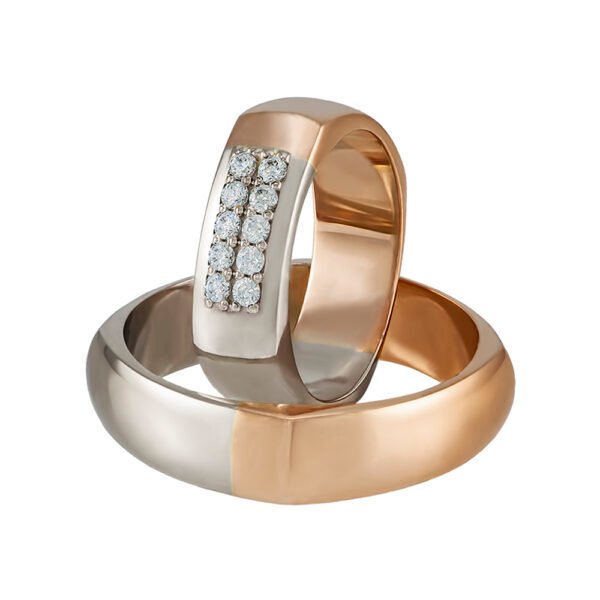 KIANIT JEWELRY - обручальные кольца, из белого и красного золота