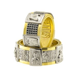 KIANIT JEWELRY - Yellow and white gold wedding rings