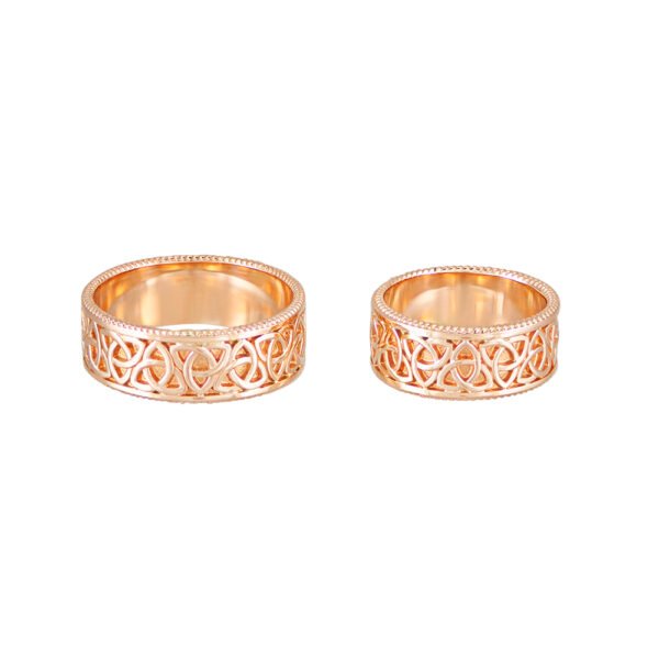 KIANIT JEWELRY - red gold wedding rings