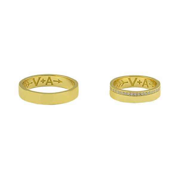 KIANIT JEWELRY - yellow gold wedding rings