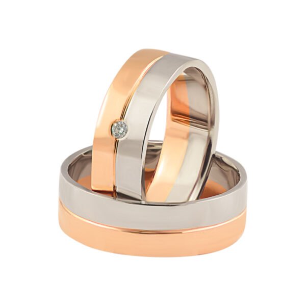 KIANIT JEWELRY - обручальные кольца из красного и белого золота