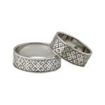 KIANIT JEWELRY - white gold wedding rings