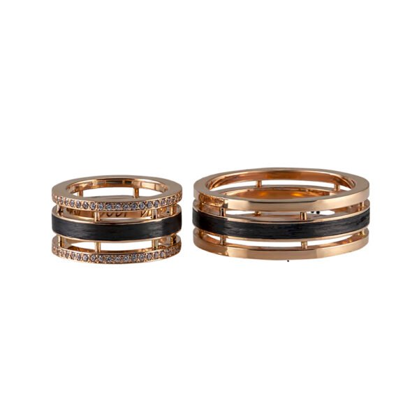 KIANIT JEWELRY - obrączki ślubne z czerwonego złota