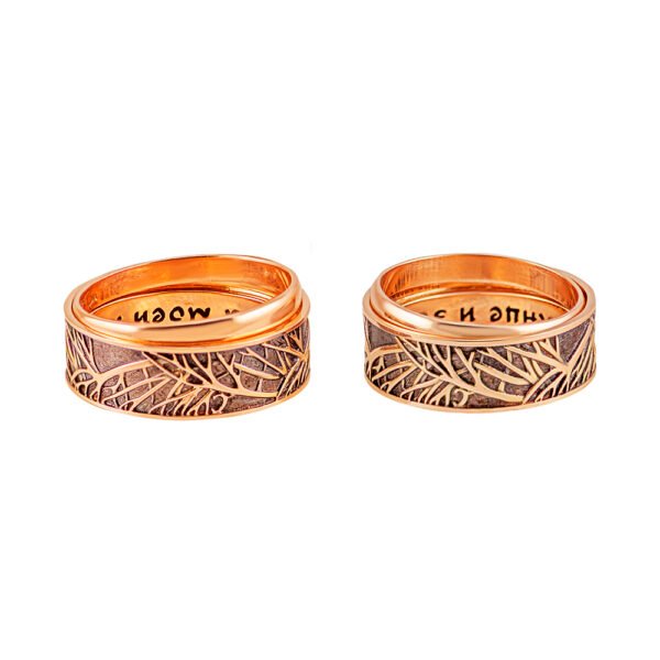 KIANIT JEWELRY - obrączki ślubne z czerwonego złota