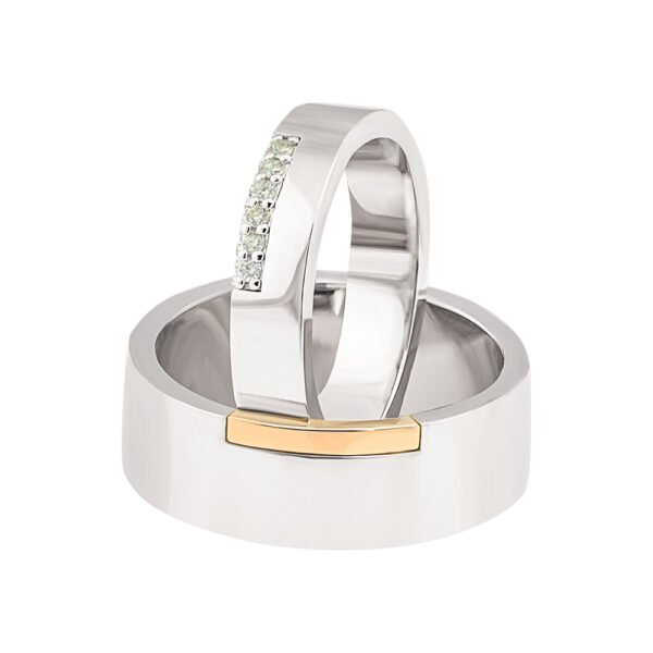 KIANIT JEWELRY - white gold wedding rings