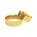 KIANIT JEWELRY - klasyczne obrączki ślubne z żółtego złota