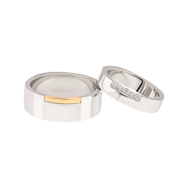 KIANIT JEWELRY - white gold wedding rings