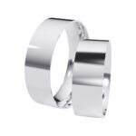 KIANIT JEWELRY - klasyczne obrączki ślubne, białe złoto