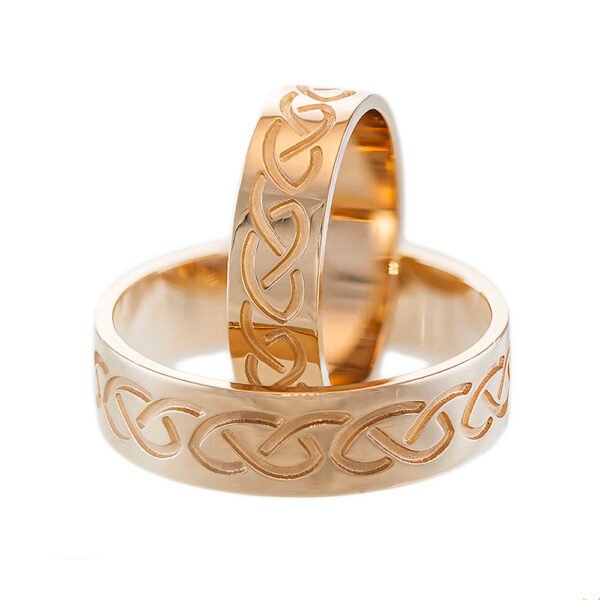 KIANIT JEWELRY - red gold wedding rings