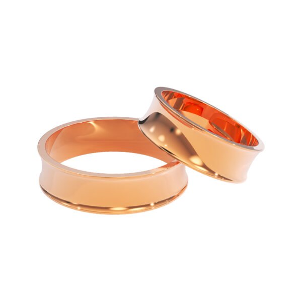 KIANIT JEWELRY - klasyczne pierścionki zaręczynowe, czerwone złoto