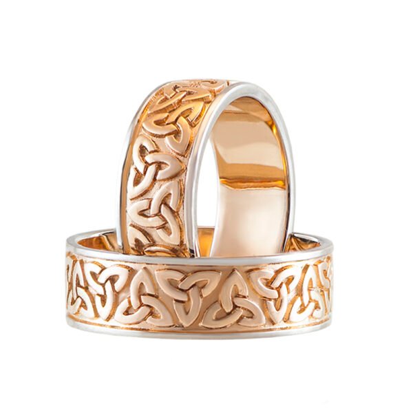 KIANIT JEWELRY - wedding rings in red and white gold