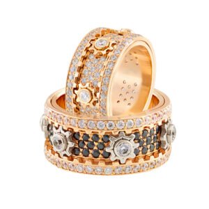 KIANIT JEWELRY - red gold wedding rings