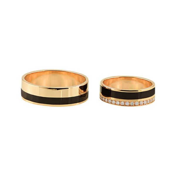 KIANIT JEWELRY - obrączki ślubne z czerwonego złota