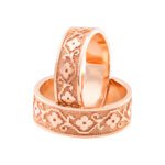 KIANIT JEWELRY - red gold wedding rings