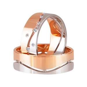 KIANIT JEWELRY – wedding rings in red and white gold