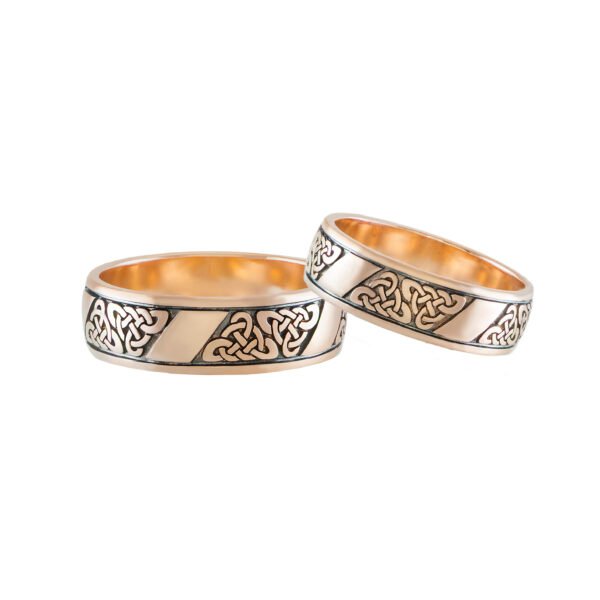 KIANIT JEWELRY - red gold wedding rings