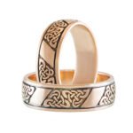 KIANIT JEWELRY - red gold wedding rings