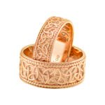 KIANIT JEWELRY - red gold wedding rings