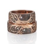 KIANIT JEWELRY- obrączki ślubne z czerwonego złota