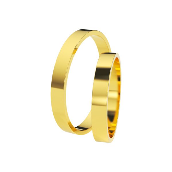 KIANIT JEWELRY - классические обручальные кольца из желтого золота
