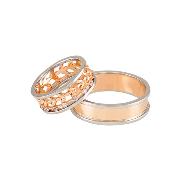 KIANIT JEWELRY - обручальные кольца из красного и белого золота