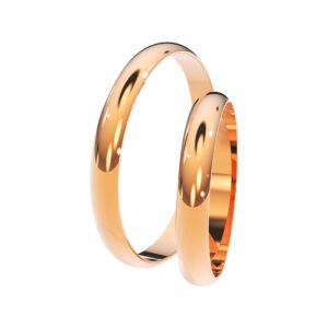 KIANIT JEWELRY - classic wedding rings, red gold