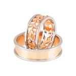 KIANIT JEWELRY - обручальные кольца из красного и белого золота