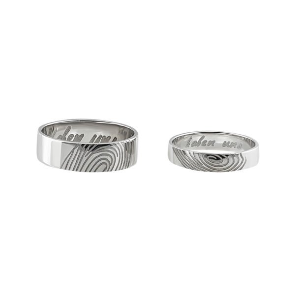 KIANIT JEWELRY - white gold wedding rings