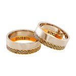 KIANIT JEWELRY - обручальные кольца из красного и белого золота