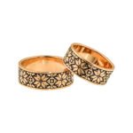KIANIT JEWELRY - red gold wedding rings