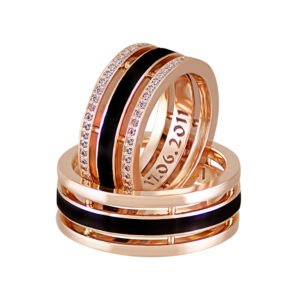 KIANIT JEWELRY - red gold wedding rings