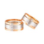 KIANIT JEWELRY – wedding rings in red and white gold