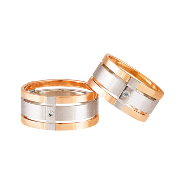 KIANIT JEWELRY – wedding rings in red and white gold
