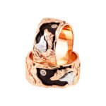 KIANIT JEWELRY - обручальные кольца с красного и белого золота