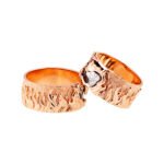 KIANIT JEWELRY - obrączki ślubne z czerwonego i białego złota