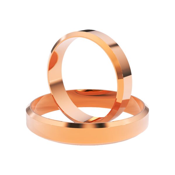 KIANIT JEWELRY - классические обручальные кольца из красного золота
