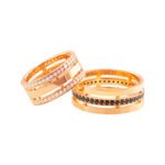 KIANIT JEWELRY - red gold wedding rings