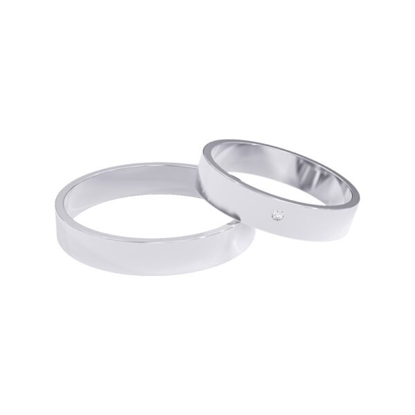 KIANIT JEWELRY - классические обручальные кольца из белого золота