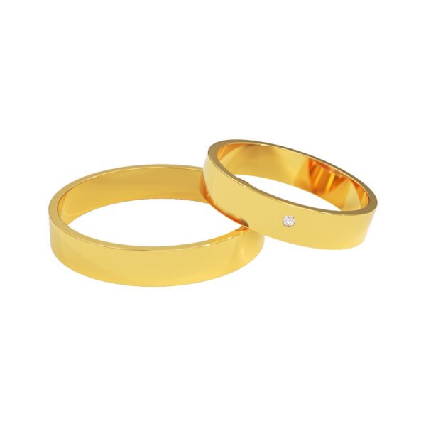 KIANIT JEWELRY - классические обручальные кольца из желтого золота