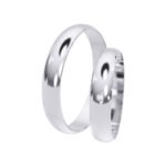 KIANIT JEWELRY - klasyczne obrączki ślubne z białego złota