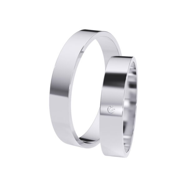 KIANIT JEWELRY - классические обручальные кольца из белого золота