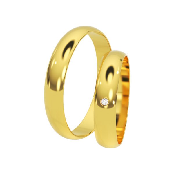 KIANIT JEWELRY - classic wedding rings in yellow gold